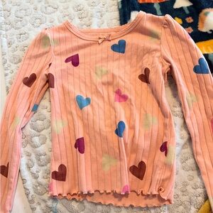 Heart Patterned Kids Shirt